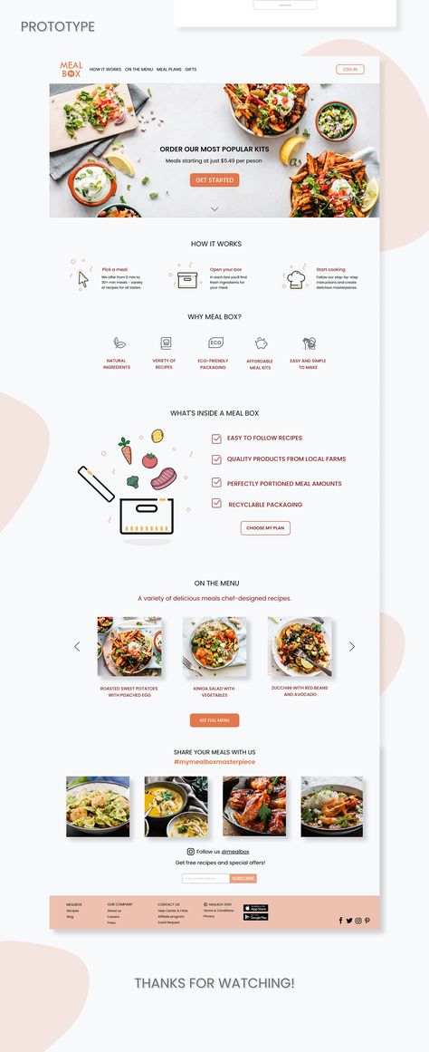 Meal Kit Branding, Meal Prep Packaging Design, Meal Kit Packaging, Chef Branding Design, Meal Prep Branding, Meal Delivery Packaging, Meal Kits Packaging, Catering Website, Food Delivery Website