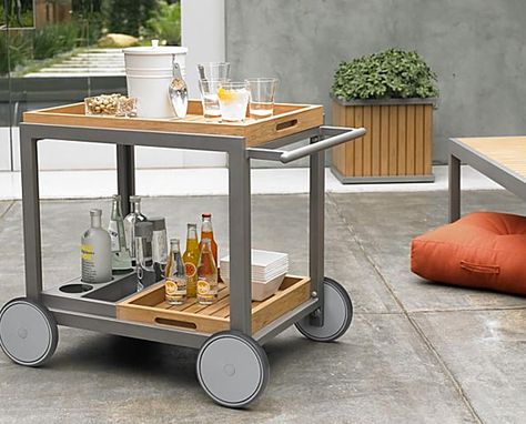 Bar Cart Kitchen, Outdoor Serving Cart, Outdoor Cart, Portable Bar, Tea Cart, Outdoor Furniture Decor, Garden Bar, Kitchen Cart, Tea Table