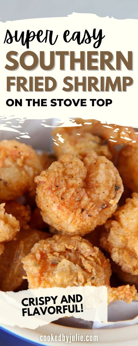 Shrimp On The Stove, Southern Fried Shrimp, Fried Shrimp Recipes Easy, Fried Shrimp Recipes, Breaded Shrimp, Shrimp Recipes Healthy, Shrimp Dinner, Best Seafood Recipes, Shrimp Recipes For Dinner