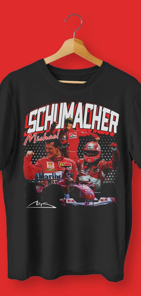 F1 Graphic Tee, F1 Tshirt Designs, F1 Clothes, Formula 1 Merch, Hoodie Inspiration, F1 Helmet, F1 Merch, Wardrobe Stand, Tee Ideas