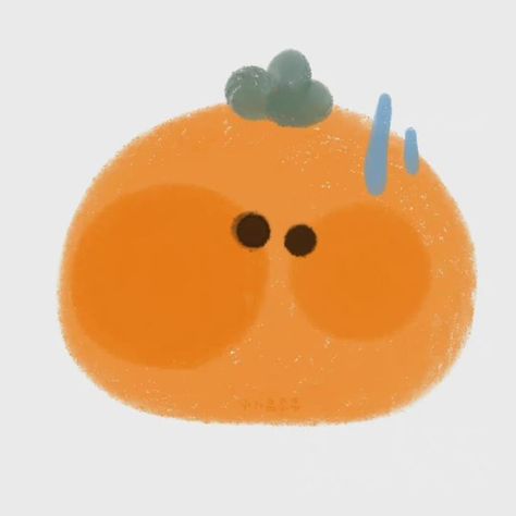 Orange Character Design, Orange Doodles, Orange Pfp, Maze Drawing, Orange Icons:), Fruit Icons, Doodle Icon, Iphone Wallpaper App, Cute Cartoon Characters