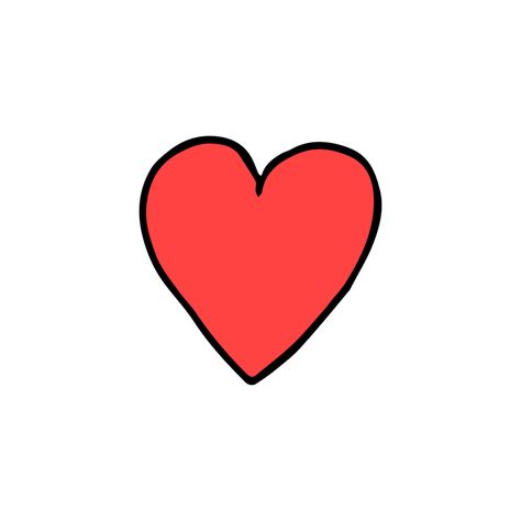 Red Heart Illustration, Red Heart Icon, Doodle Png, Png Heart, Heart Doodle, Cartoon Heart, Heart Icon, Heart Illustration, Phone Theme