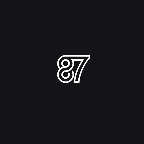 Loop 87 logo design #logo #tallantdesign #design 87 Tattoo, 1987 Tattoo, Song Background, Freelance Ideas, Favorite Tattoos, Artistic Wallpaper, Lyrics Song, Minimalist Typography, Leg Tattoo