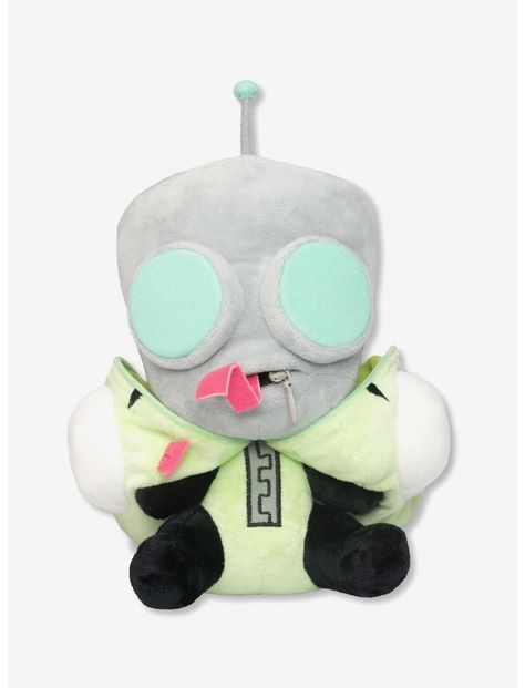 Invader Zim Plush, Gir From Invader Zim, Invader Zim Gir, Creepy Stuffed Animals, Zim Gir, Invader Zim Characters, The Doom, Silly Clothes, Disney Valentines