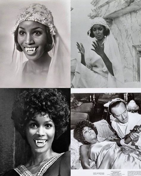 Teresa Graves Vampire, 70s Vampire, Teresa Graves, Vampire Coven, Vampire Woman, Black Vampire, Female Vampire, Spooky Stories, Pretty Fonts