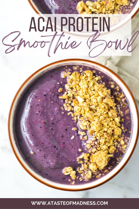 Protein Smoothie Bowl Recipe, Oat Milk Smoothie, Perfect Smoothie Bowl, Simple Healthy Breakfast, Smoothie Bowl Ingredients, Smoothie Bowl Recipe Healthy, Protein Smoothie Bowl, Healthy Breakfast Idea, Smoothie Bowl Healthy