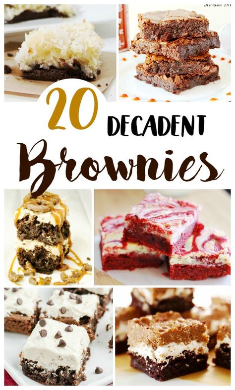 Boxed Brownie Recipes, Brownie Desserts Recipes, Baked Good, Chocolate Crunch, Blondies Recipe, Brownie Desserts, Brownie Bar, Bakery Recipes, Desert Recipes