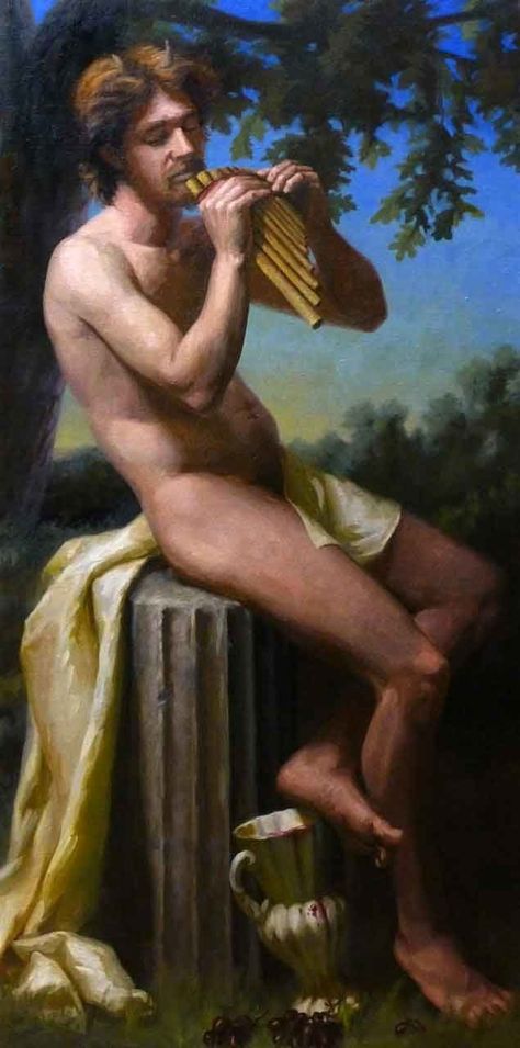 Kendric Tonn. The Satyr. Florence Academy Of Art, Arabian Art, Beauty In Art, Female Art Painting, Turkish Art, Turkish Bath, Classical Art, Male Art, Figurative Art