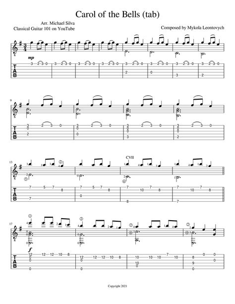 Guitar Songs Tabs Sheet Music, Guitar Songs Tab, Fingerstyle Guitar Tabs, Christmas Guitar Tab, Beginner Guitar Songs, Acoustic Guitar Notes, Ukulele Fingerpicking Songs, Guitar Fingerstyle, Ukulele Fingerpicking