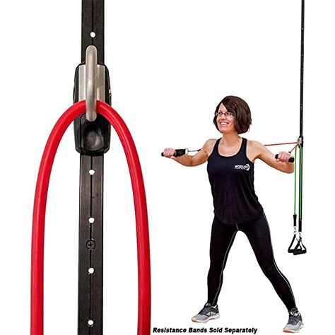 Best Workout Machine, Gym Resistance Bands, Resistance Training Workouts, At Home Fitness, Tool Wall, Easy At Home Workouts, Workout Room, Workout Space, Office Gym