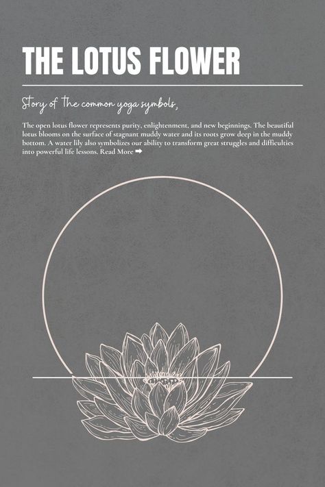 Open Lotus Flower, Yoga Symbols, Yoga Illustration, Blooming Lotus, Magic Symbols, Muddy Waters, Yoga Tips, Water Lily, Lotus Flower