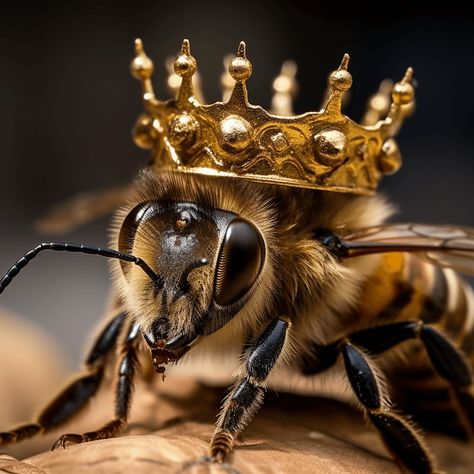 🐝 Did you know? A queen bee's reign can extend up to a remarkable 5 years! 🏰👑 Compared to her diligent worker bees, who have a brief life span of just 6 weeks, her majesty's longevity is truly a natural wonder. This extraordinary fact about our honey-making friends is not just trivia, it's a glimpse into the incredible world of bees. Share to awe and educate your friends! #QueenBee #BeeFacts #NatureWonders Queen Bee Aesthetic, Honey Making, Bee Things, Worker Bee, Beautiful Wolves, Bee Kind, Black Artwork, Bee Happy, Queen Bee