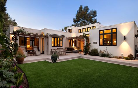 Mediterranean Exterior - Mediterranean - Exterior - Santa Barbara | Houzz Mediterranean Exterior, Homes Exterior, Santa Barbara, Sims 4, House Exterior, Exterior