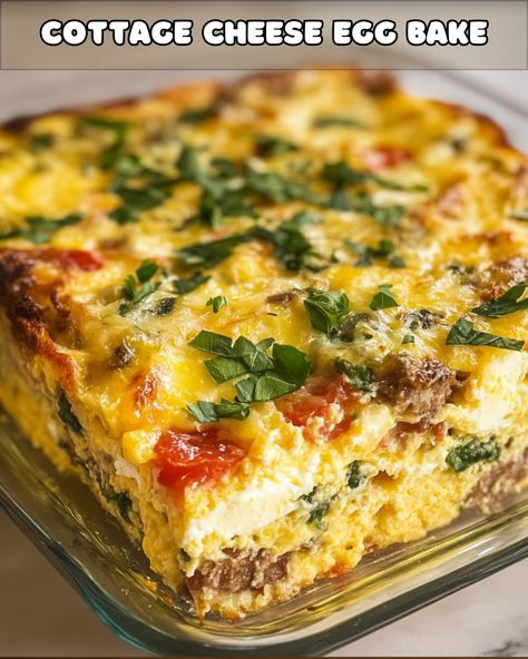 Savory Sausage, Egg, and Cottage Cheese Breakfast Bake – Foodyhealthylife Spicy Egg Bake Breakfast Casserole, Ham And Veggie Egg Bake, Egg Cottage Cheese Salad, Quinoa Egg Bake, Egg Frittata Recipes Breakfast Casserole, High Protein Egg Bake With Cottage Cheese, 29g Protein Cottage Cheese Egg Bake, Cottage Cheese And Egg Bake, Cottage Cheese Egg White Bites