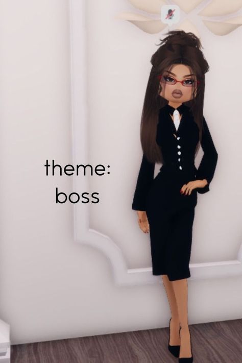 Dti Roblox Boss Theme, Buissnes Person Dti Outfit, Business Woman Dress To Impress, Dti Boss Theme Outfits, Dti Theme Boss, Boss Outfit Dress To Impress, Boss Dti Outfit, Dress To Impress Boss Theme, Bossy Dti Outfit