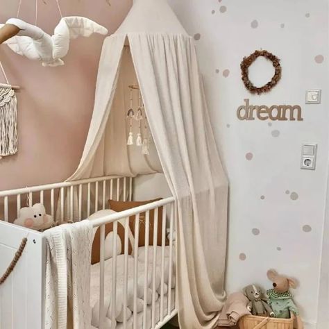 Canopy Bedroom Decor, Bedroom Reading Corner, Baby Bed Canopy, Baby Crib Canopy, Cot Canopy, Tent Room, Crib Bed, Nursery Canopy, Kids Canopy