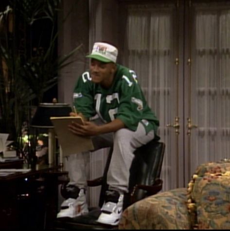 Will Smith 90s Fresh Prince, 90s Will Smith Fashion, Fresh Prince Of Bel Air Outfits Will, Will Smith Fresh Prince Of Bel Air, Will Smith Fresh Prince Outfits, Fresh Prince Aesthetic, The Fresh Prince Of Bel Air, Will Smith Outfits, Prince Of Bel Air Outfits