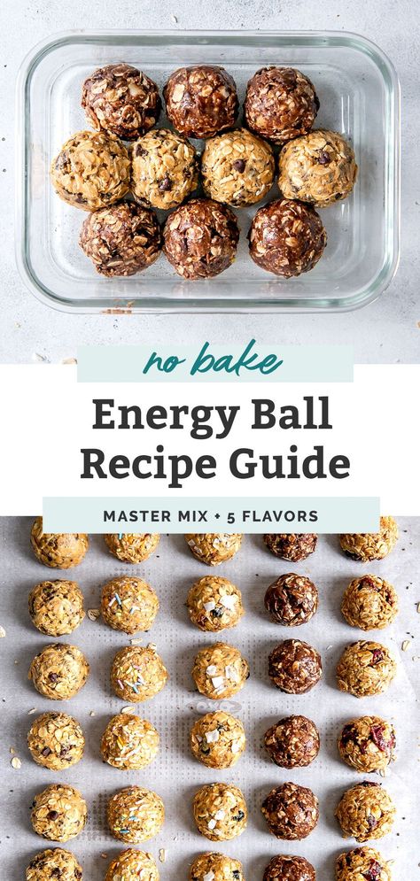 Energy Balls Recipe, Oatmeal Balls, Fit Mitten Kitchen, Peanut Butter Energy Balls, No Bake Energy, Energy Balls Healthy, Energy Ball Recipe, Chia Seed Recipes, Flax Seed Recipes