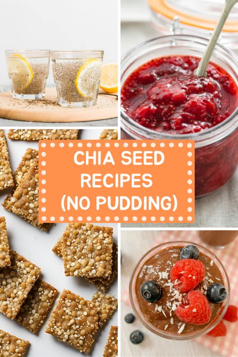 Chia Seed Recipes That Are Not Pudding - Nourish Your Glow Chia Seed Recipes With Yogurt, Chia Seed Desserts, Chia Seed Recipes Snacks, Recipes With Chia Seeds, Chia Seeds Recipes, Chia Seeds Recipe, Chia Seed Diet, Chia Seed Cookies, Chia Recipes