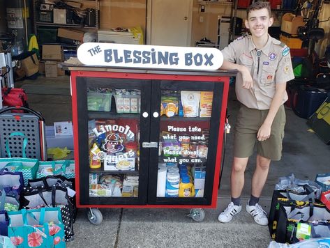 Eagle Scout Project Showcase -- Get project ideas from Boys' Life readers Portable Pantry, Eagle Scout Project Ideas, Boy Scouts Eagle, Eagle Project, Volunteer Hours, Eagle Scout, Boys Life, Service Projects, Boy Scouts Of America