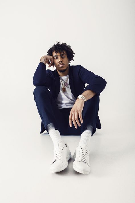 AJ Tracey: "Just Don't Call Me A Grime Artist"Esquire Uk Uk Rappers, Aj Tracey, Grime Artists, Esquire Uk, Press Shots, Music Photoshoot, Artist Photoshoot, Male Portrait Poses, Musician Portraits