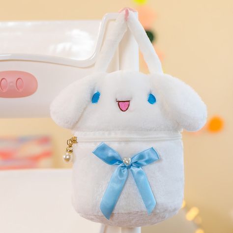 Cinnamoroll Makeup, Sanrio Plush, Plush Bags, Storage Pouch, Makeup Storage, My Melody, Movie Tv, Pouch, Tote Bag