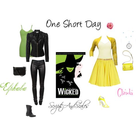 Wicked inspired outfits Wicked Inspired Outfits Casual, Musical Inspired Outfits Broadway, Wicked Musical Outfit Ideas, Broadway Inspired Outfits, Musical Outfit Ideas, Musical Inspired Outfits, Wicked Inspired Outfits, Glinda Upland, Madame Morrible