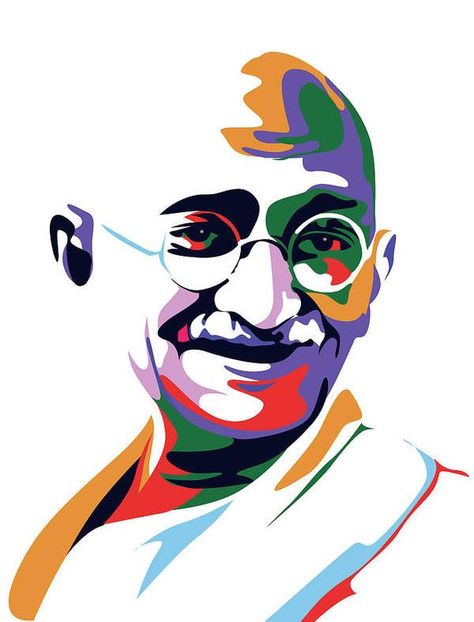 Quotes by Mahatma Gandhi | Pinterest Pop Art Portraits Acrylics, Pop Art Portraits Faces, Mahatma Gandhi Painting, Mahatma Gandhi Art, Gandhi Poster, Batman Pop Art, Pop Art Face, Portraits Pop Art, Abstract Pop Art