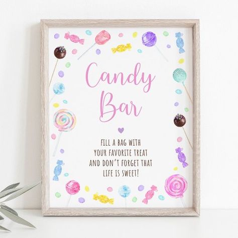 $12.35 | Candy Bar Lollipop Sweet Shop Birthday Sign #sweet one birthday, candy shop birthday, sweet shop birthday, lollipop birthday, girl candy party, candy party, candy shop party, candy land birthday, two sweet birthday, candy bar party sign Candyland 3rd Birthday Party, Two Sweet Party 2nd Birthday Table Decorations, Pastel Food Table, Candy Store Birthday Party, Two Sweet Candy Birthday Party, Candyland Favors Ideas, Sweet Sassy Birthday Party, 7 Is So Sweet Birthday, Candy Bar Sign Ideas