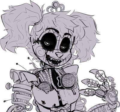 Sketch Practice, Elizabeth Afton, Fnaf 5, Fnaf Baby, Fnaf Fanart, Fnaf Sister Location, Afton Family, Animatronic Fnaf, Circus Baby