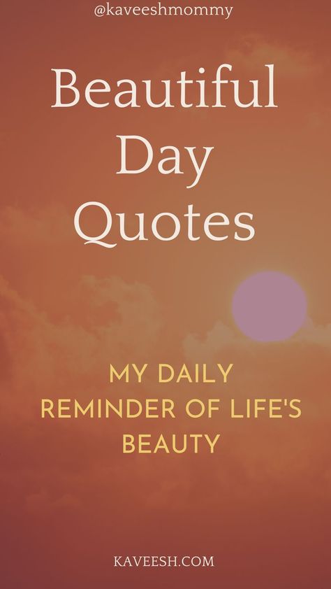 Quotes about beautiful days
Inspirational quotes for a better day
Finding joy in everyday life
Positive vibes quotes
Uplifting happiness quotes
Enjoying the beauty of life
Daily inspiration and motivation
Sunshine and smiles quotes
Quotes for a brighter tomorrow
Gratitude for each day A Day In My Life Quotes, Lovely Day Quotes Inspiration, Glorious Day Quotes, Enjoy Each Day Quotes, Quotes About Good Day, Enjoy Your Day Quotes Happiness, Every Day Quotes Inspiration, End Of May Quotes, Beautiful Quotes To Start The Day