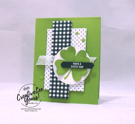 Stampin Up St Patricks Day Cards, Paper Craft Flowers, St Patricks Day Cards, Tutorial Class, Irish Crafts, Birthday Display, Craft Flowers, St Patrick's Day Crafts, St Pats