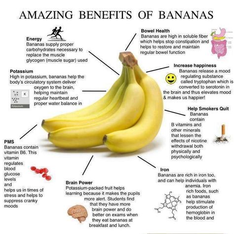 Bananas are so yummy - a real treat!  Look at all the good things about them too. Benefits Of Bananas, Banana Health Benefits, Smoothies Vegan, Fruit Nutrition, Banana Benefits, Protein Food, Protein Nutrition, Eating Healthier, Ideal Protein