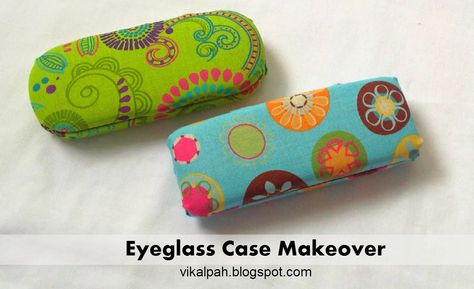 Eyeglass case makeover ‪#‎DIY‬ ‪#‎makeover‬ ‪#‎eyeglasscase‬ ‪#‎crafts‬ ‪#‎DIYsunday‬ ‪#‎gluegun‬ ‪#‎DIYcrafts‬ #specsbox #specsboxmakeover Eyeglass Cases Upcycle, Eyeglass Cases Diy, Eyeglass Cases Tutorial, Sew Eyeglass Cases, How To Whitewash, Upcycled Purse, Best Eyeglasses, Glass Cases, Scissor Case