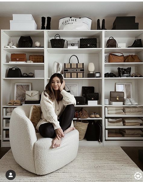 Alyssa Lenore, Closet Transformation, Closet Redo, Bag Closet, Dream Closet Design, Luxury Closets Design, Closet Decor, Dream Closets, Glam Room