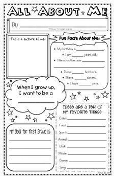 Get to know your new students by having them complete this All About Me poster at the beginning of the school year!  Students can work on this poster at school with your guidance or at home as a homework assignment.  I encourage my students to use crayons or markers to color the poster.  They can draw a picture of themselves or glue a picture from home in the box provided ... Star Student Poster, Student Poster, All About Me Project, About Me Worksheet, Me Worksheet, About Me Poster, Character Education Lessons, All About Me Poster, Star Student