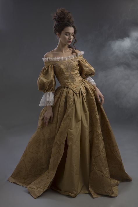 17th Century Fashion Women, Mideval Dress, 1660s Fashion, Ren Faire Dress, 17th Century Dress, Anastasia Romanov, 17th Century Fashion, Victorian Dresses, Century Dress