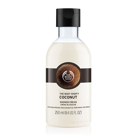 Indulge in the tropical, fresh scent of coconuts with our creamy, soap-free shower cream. Enriched with virgin coconut oil, your skin will feel softer and cleansed after every use.  #vegan #veganbeauty #shower #showercream The Body Shop Coconut, Coconut Shower Gel, Body Shop Coconut, Tea Tree Body Wash, Honey Body Wash, Coconut Oil For Acne, Coconut Oil Skin Care, Coconut Soap, Coconut Oil For Face