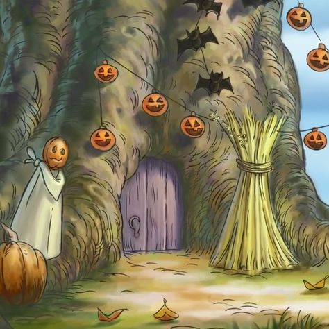 Heffalump Halloween, Vintage Halloween Images, First Day Of Autumn, Halloween Iii, House Cartoon, Halloween Movie, Over The Garden Wall, Old Disney, Season Of The Witch