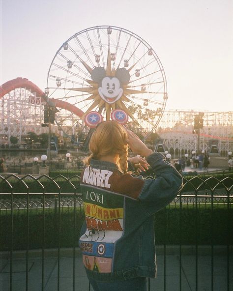 california 
film
disney 
custom
denim jacket
disney merch
disney aesthetic California Adventure Park Outfit, Adventure Park Aesthetic, Earth Aesthetic, Park Aesthetic, Disney Fits, Disney Photo Ideas, California Adventure Park, Douyin Makeup, Disney Photos