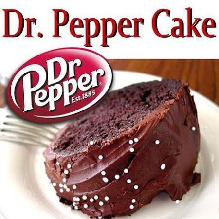 Calling all Dr. Pepper® lovers! This soda-infused Chocolate Cake is a favorite of both kids and adults alike! You’ll love this moist chocolate batter that’s full of flavor with simple ingredients like cake mix, pudding, and Dr. Pepper® soda – the perfect balance to make your mouth water in anticipation for dessert time! Dr Pepper Cake, Think Food, Dr Pepper, Yummy Sweets, 2 Eggs, Eat Dessert, Sweets Treats, Buttermilk, Alfredo