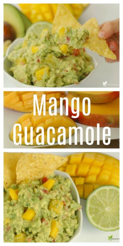 Mango Guacamole | Healthy Ideas for Kids Mango Guacamole Recipe, Recipes Mango, Mango Guacamole, Mexican Guacamole, Best Guacamole, Best Guacamole Recipe, Guacamole Recipe, Fitness Magazine, Chip Dip