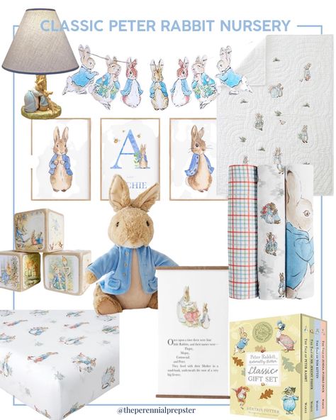 Classic Peter Rabbit Nursery, Peter Rabbit Wall Art, Peter Rabbit Nursery Decor, Nursery Ideas Bunny, Peter The Rabbit Nursery, Peter Rabbit Bedroom, Peter Rabbit Nursery Ideas, Peter Rabbit Nursery Girl, Peter Rabbit Decor