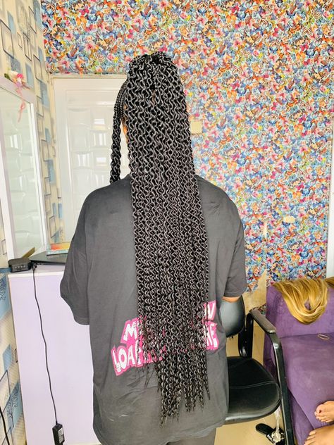 Watermelon Braids Hairstyles, Watermelon Hairstyle, Watermelon Braids, New Braided Hairstyles, Belle Hairstyle, Short Box Braids Hairstyles, Hairstyles Pictures, Braiding Styles, Short Box Braids