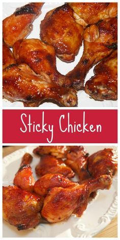 Sticky Chicken Recipe, Sticky Sauce, Summer Chicken Recipes, Chicken Leg Recipes, Sticky Chicken, Drumstick Recipes, Chicken Drumstick Recipes, Chicken Drumsticks, Chicken Wing Recipes