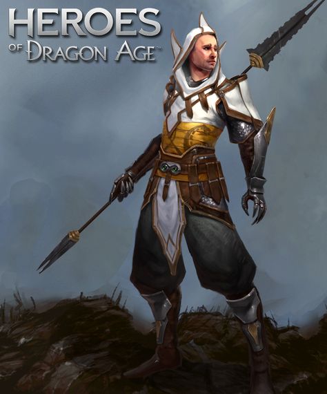 Crassius Servis Heroes Of Dragon Age, Fantasy Classes, Dragon Age Rpg, Dragon Age Series, Fantasy Stuff, Heroic Fantasy, Male Character, Games Room, Ps4 Games