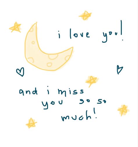 Missing You Drawings Cute, Cute Notes For Partner, Drawing Ideas For Partner, Cute Drawings To Send To Your Boyfriend, Send To Him Cute, Let Them Miss You, Cute Drawings For Partner, I Miss You I Love You, Things To Send To Partner