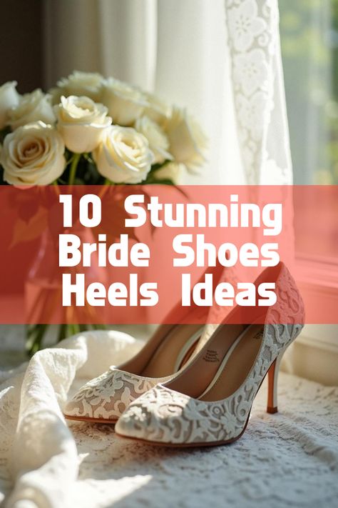 Did you know that the right pair of bride shoes heels can make or break your wedding day vibes? Discover stunning styles that elevate your bridal game—from chic stilettos to comfy platforms. Explore top trends in bridal heels that promise not only beauty but comfort. Step into your dream day with the perfect shoes that complement your dress and personality. Get inspired by our curated collection of must-see heels! Comfortable Wedding Heels, Wedding Gown Princess, Diy Wedding Shoes, White Bridal Flowers, Fall Wedding Shoes, Heels Ideas, Bridal Pumps, Bridal Games, Heels Collection