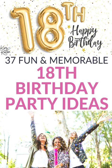 Whether you want a big party or a small get together with friends, these 37 fun and memorable 18th birthday ideas will create memories to last a lifetime! 18th Birthday Ideas, Slumber Party Activities, 17th Birthday Party Ideas, Huge Party, Mystery Dinner Party, Birthday Party At Home, Birthday Activities, Sweet Sixteen Parties, 18th Birthday Gifts