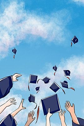 Graduation Drawing Art, Graduation Art Ideas, Graduation Painting Ideas, Vision Board Graduation, Graduation Vision Board, Graduate Drawing, Graduation Drawing Ideas, Graduation Painting, Cute Blue Background